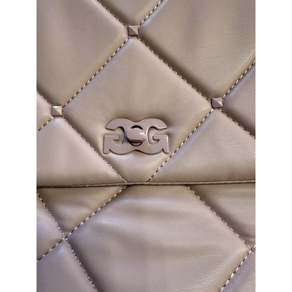 Gilda Paris Quilted Blush Pink Crossbody Purse Chain Strap Medium NWT MSRP $140 - Picture 2 of 6